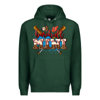 Sports Green baseball mini Premium Hoodie - AdoDesignShop