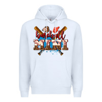 White baseball mini Premium Hoodie - AdoDesignShop