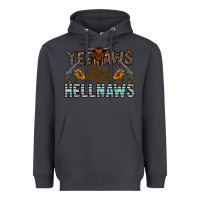 Smoke yeehaws and hellnaws Heavyweight Hoodie - CowhideDigitalArt