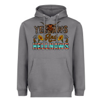 Storm yeehaws and hellnaws Heavyweight Hoodie - CowhideDigitalArt