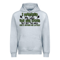 Heather Grey i married my wife for her looks Urban Hoodie - MaliasSmallBusiness