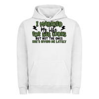 Pigment Lunar Rock i married my wife for her looks Urban Hoodie - MaliasSmallBusiness