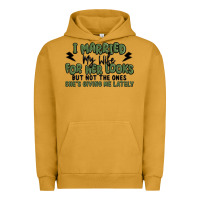 Pigment Peanut Butter i married my wife for her looks Urban Hoodie - MaliasSmallBusiness