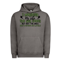 Pigment Tornado i married my wife for her looks Urban Hoodie - MaliasSmallBusiness