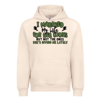 Sandshell i married my wife for her looks Urban Hoodie - MaliasSmallBusiness