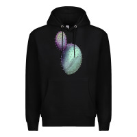 Black opunthia santa rita cactus Premium Hoodie - LillyAllenDesigns