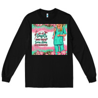 Black not all angels have wings blonde nurse Long Sleeve Tee - RanaPortraitStore