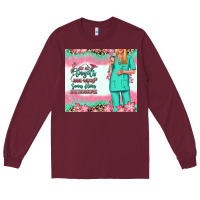 Not All Angels Have Wings Blonde Nurse Long Sleeve Tee | Teevron