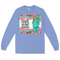 Colony Blue not all angels have wings blonde nurse Long Sleeve Tee - RanaPortraitStore
