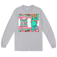 Moon Dust not all angels have wings blonde nurse Long Sleeve Tee - RanaPortraitStore