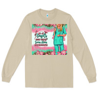 Mushroom not all angels have wings blonde nurse Long Sleeve Tee - RanaPortraitStore