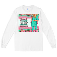 White not all angels have wings blonde nurse Long Sleeve Tee - RanaPortraitStore