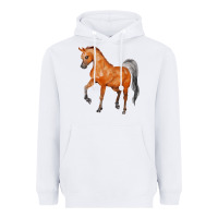 White horse Heavyweight Hoodie - FaDigitalArtStudio
