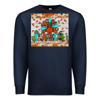Navy thankful turkey Premium Sweatshirt - JahusDesignShop