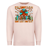 Pale Pink thankful turkey Premium Sweatshirt - JahusDesignShop