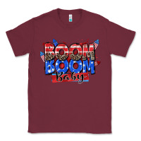 Burgundy boom boom baby Classic Tee - Zillion Design Studio