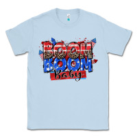 Dusty Blue boom boom baby Classic Tee - Zillion Design Studio
