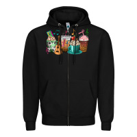 Black music teacher coffee cups Zipper Hoodie - texasbilliewilder