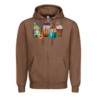 Chestnut music teacher coffee cups Zipper Hoodie - texasbilliewilder