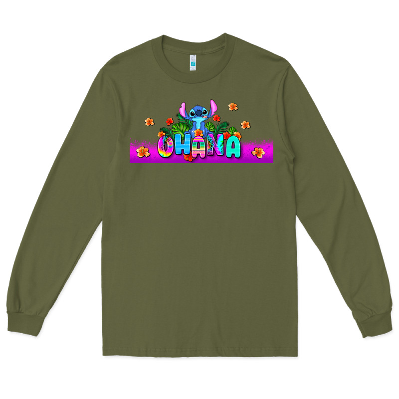 Stitch Ohana Long Sleeve Tee by AdoDesignShop | Teevron