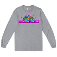 Heather Grey stitch ohana Long Sleeve Tee - AdoDesignShop