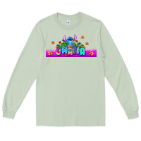 Matcha stitch ohana Long Sleeve Tee - AdoDesignShop