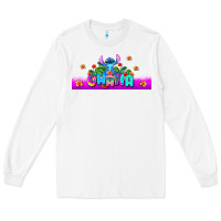 White stitch ohana Long Sleeve Tee - AdoDesignShop
