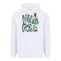 White nurse Heavyweight Hoodie - RacoonDesign