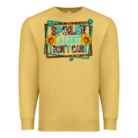 Antique Gold spoiler alert i dont care Premium Sweatshirt - AdoDesignShop
