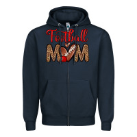 Navy football mom Zipper Hoodie - Zillion Design Studio