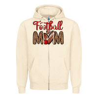 Sandshell football mom Zipper Hoodie - Zillion Design Studio
