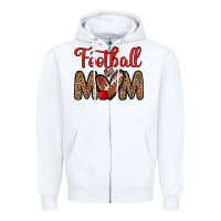 White football mom Zipper Hoodie - Zillion Design Studio