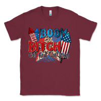 Burgundy boom bitch get out the way Classic Tee - Zillion Design Studio
