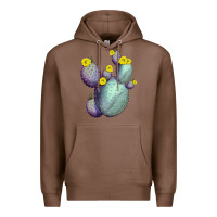 Chestnut Opunthia Santa Rita Cacti Premium Hoodie - LillyAllenDesigns