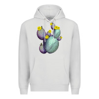 Dove Grey Opunthia Santa Rita Cacti Premium Hoodie - LillyAllenDesigns