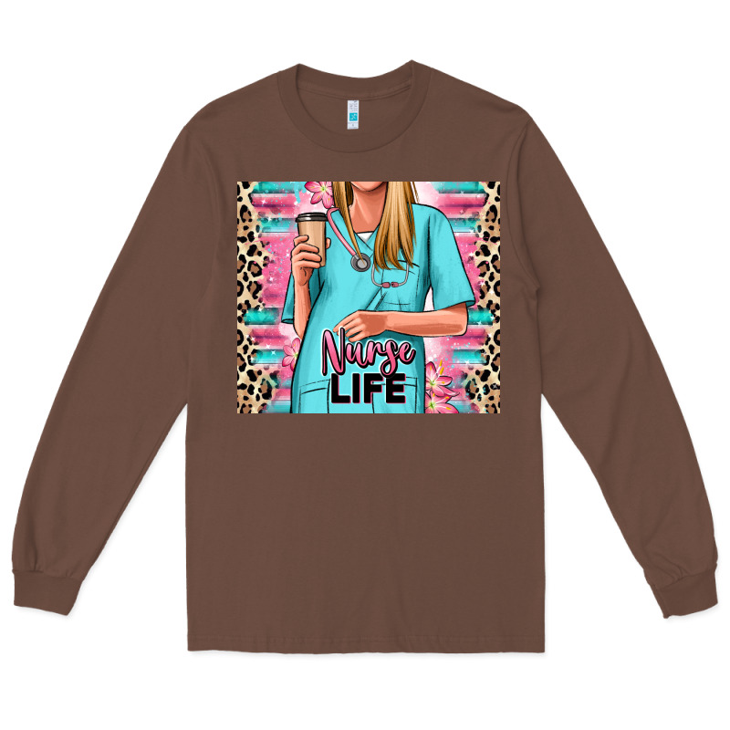 Nurse Life Blonde Woman Long Sleeve Tee by RanaPortraitStore | Teevron