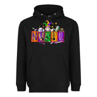 Black nurse mardi gras Heavyweight Hoodie - RacoonDesign