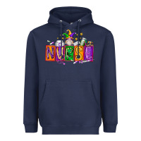 Navy nurse mardi gras Heavyweight Hoodie - RacoonDesign