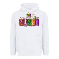 White nurse mardi gras Heavyweight Hoodie - RacoonDesign