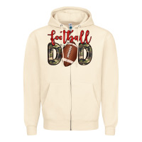 Sandshell football dad Zipper Hoodie - Zillion Design Studio