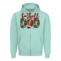 Seafoam football dad Zipper Hoodie - Zillion Design Studio