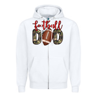 White football dad Zipper Hoodie - Zillion Design Studio