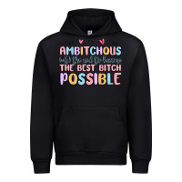 Black ambitchous (adj.) the need to become the best bitc Urban Hoodie - MaliasSmallBusiness