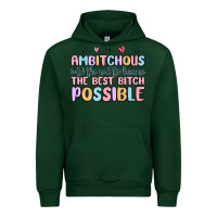 Forest Green ambitchous (adj.) the need to become the best bitc Urban Hoodie - MaliasSmallBusiness