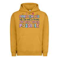 Pigment Peanut Butter ambitchous (adj.) the need to become the best bitc Urban Hoodie - MaliasSmallBusiness