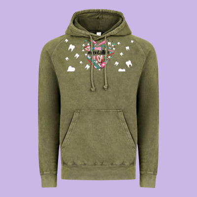 Dental Life Dentist Elements Vintage Hoodie Designed By Adodesignshop