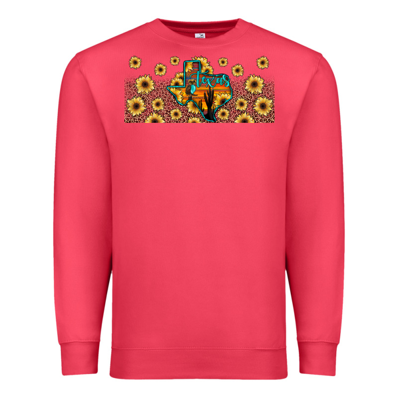 Texas Map Premium Sweatshirt by JahusDesignShop | Teevron
