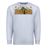 Heather Grey texas map Premium Sweatshirt - JahusDesignShop