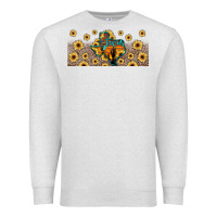 Oatmeal Heather texas map Premium Sweatshirt - JahusDesignShop