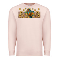 Pale Pink texas map Premium Sweatshirt - JahusDesignShop